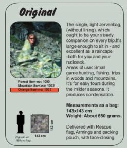 Jerven Fjellduken Original -Expe Camping Magasin jervenbag original
