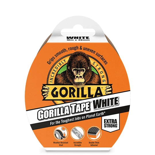 Gorilla Tape White 10m X 48 Mm 3 Gorilla Tape White 10m X 48 Mm